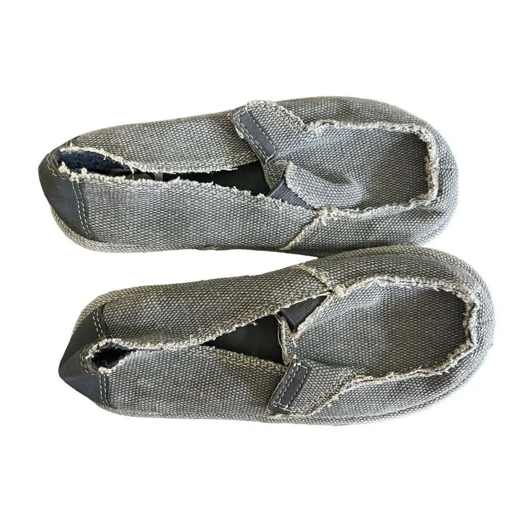 Youth Boys The Childrens Place Distressed Surf Shoes Boat Slip Ons - Sz 2